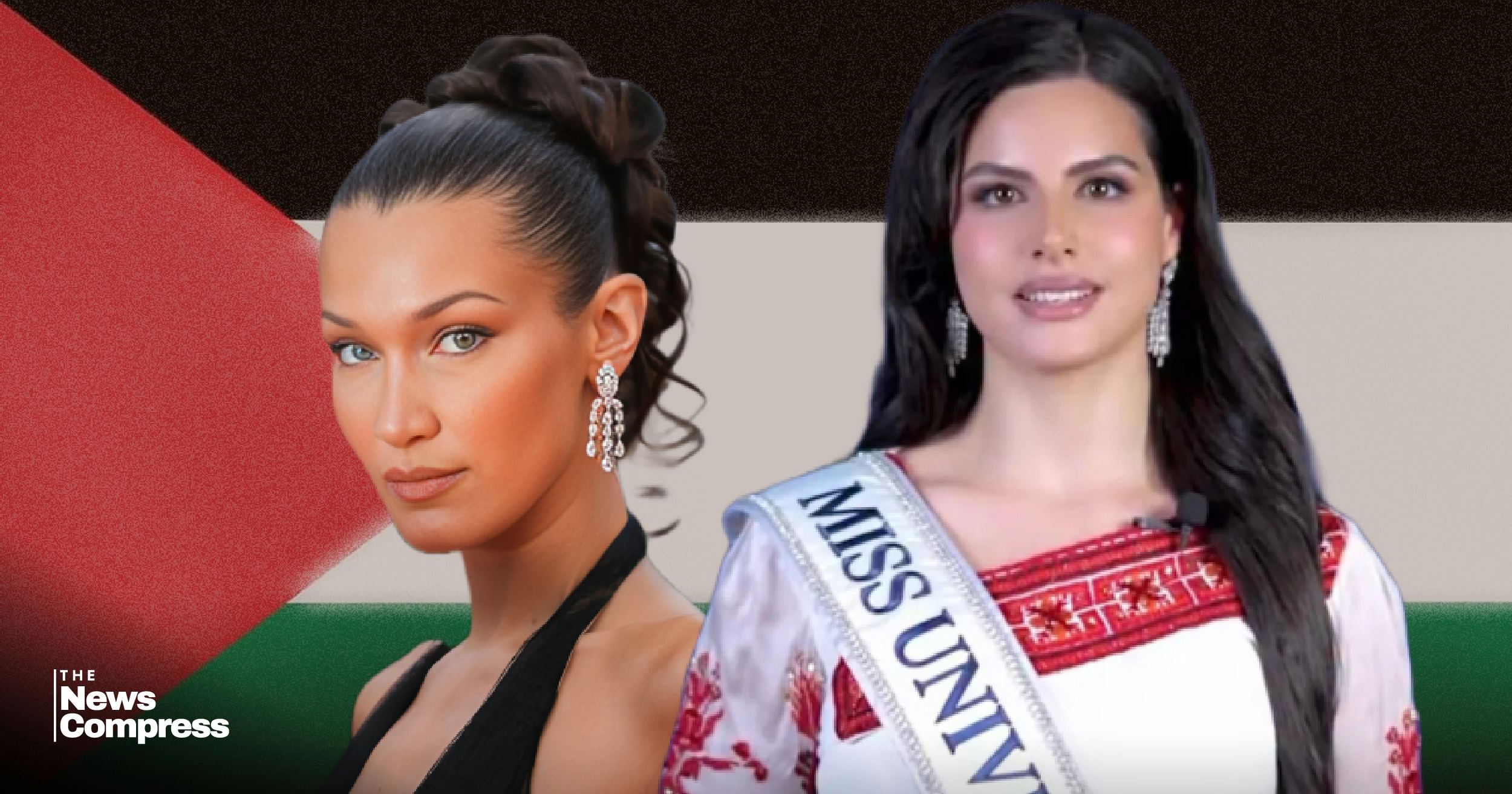 Bella Hadid casts her vote for Miss Universe Palestine Nadeen Ayoub