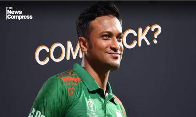 ক্রিকেটে ফিরছেন সাকিব; পিএসএল খেলবেন লাহোরের হয়ে