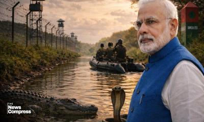 নজরদারি বাড়াতে বাংলাদেশ সীমান্তের নদীতে কুমির ও সাপ ছাড়তে চায় ভারত