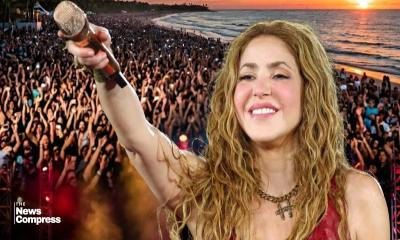 Popstar Shakira pulls two million to her free beach show