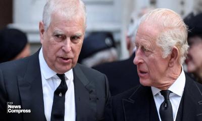 King Charles III strips Prince Andrew of titles, evicts him from royal home