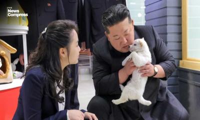 North Korea‍‍`s Kim pets puppies, kittens at Pyongyang pet shop