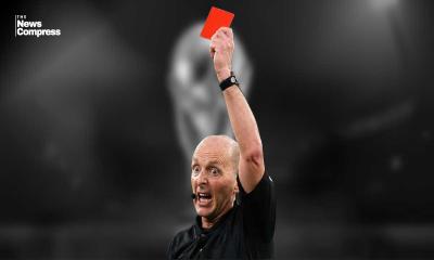 Players to face  Red cards  In new  Anti-racism rule  At world cup