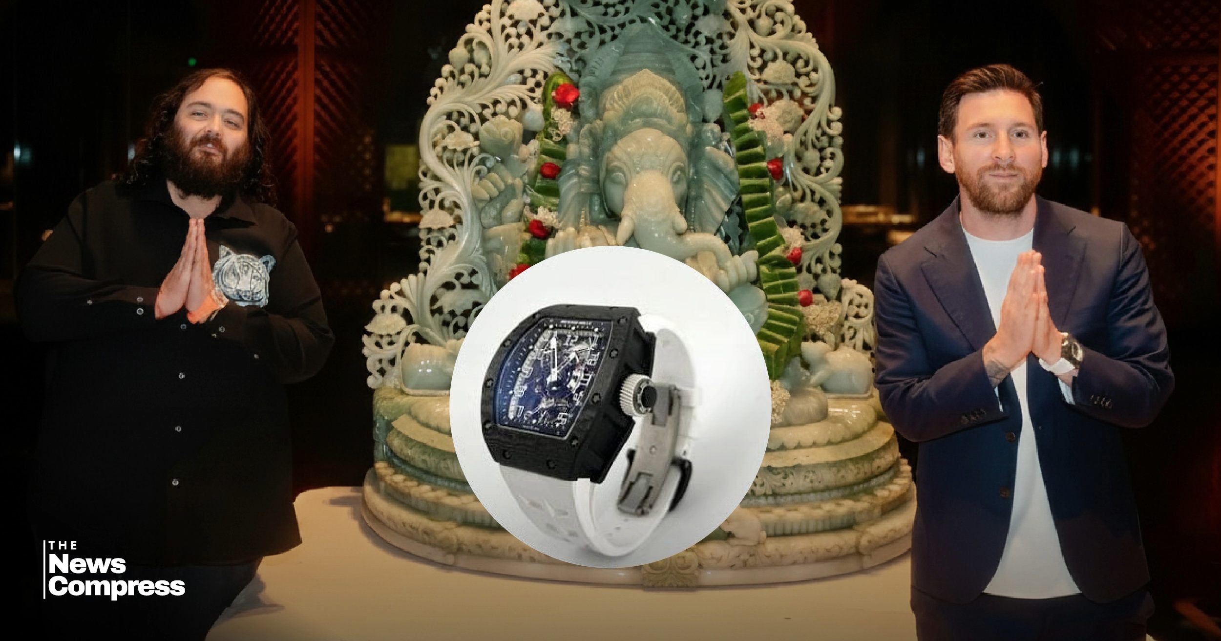 Anant Ambani Gifts Messi A Watch Worth USD 1.2 Million During India Tour