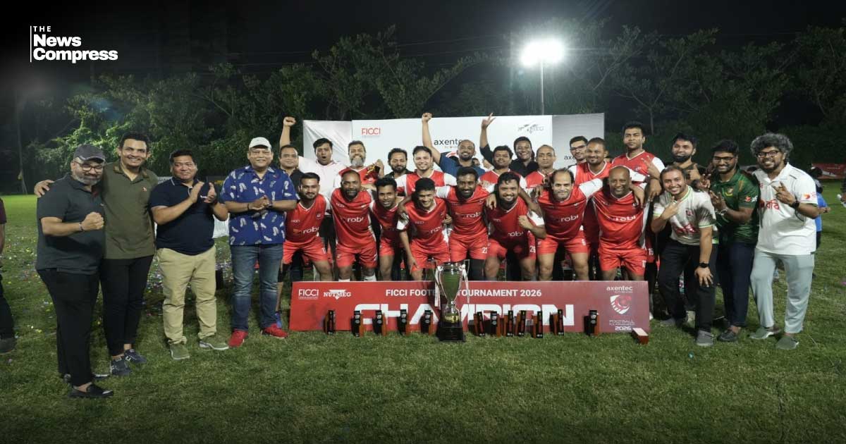 Robi Axiata PLC Emerges Champion at Axentec Presents FICCI Football Tournament 2026