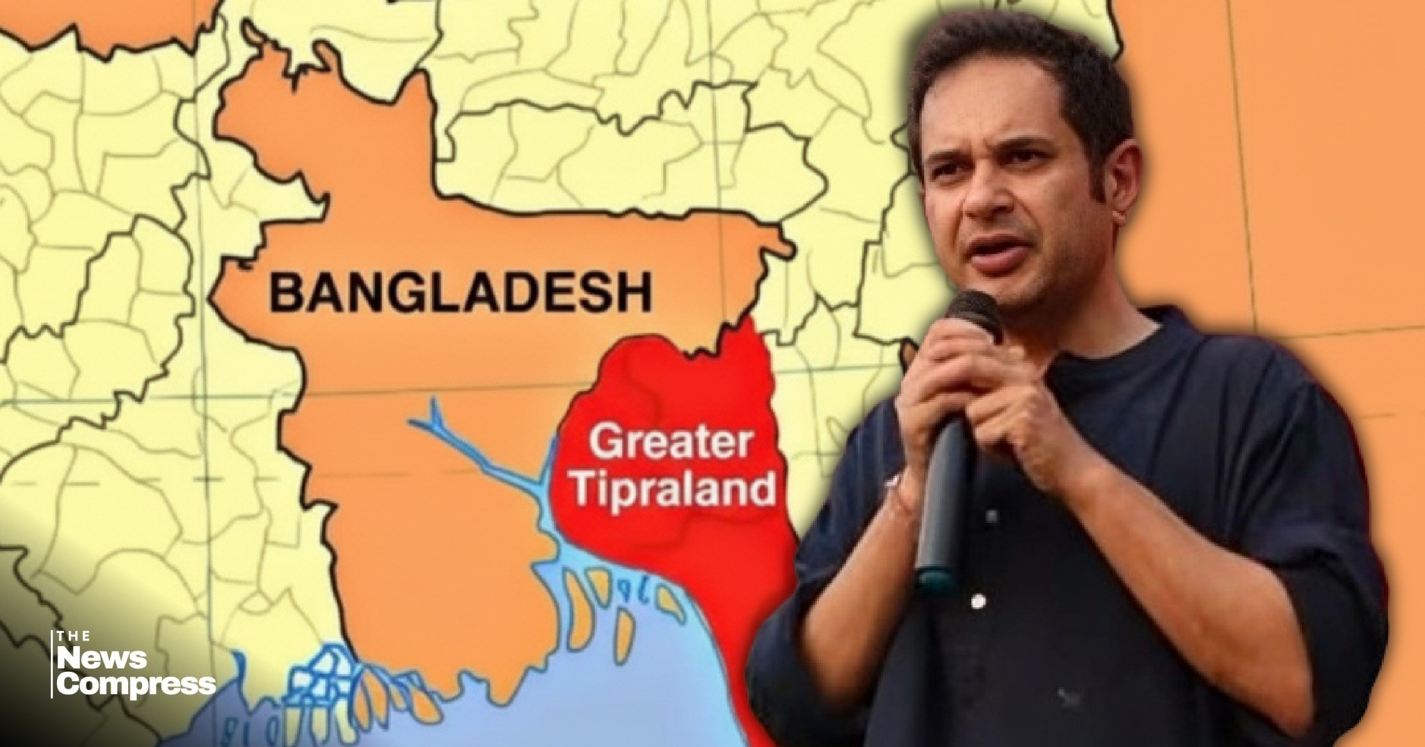 Tripura Maharaja Pradyot Claims Bangladesh‍‍`s Chottogram in India Map
