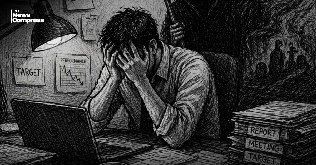 কর্মক্ষেত্রে মানসিক চাপ, বছরে ৮ লাখ ৪০ হাজার মৃত্যু