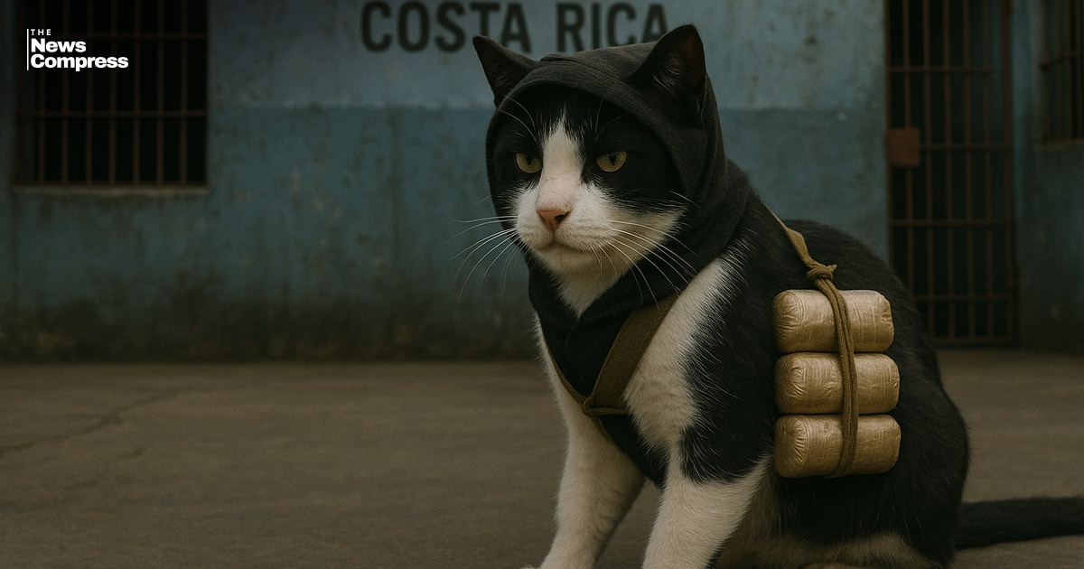 Cat found smuggling drugs into prison in Costa Rica