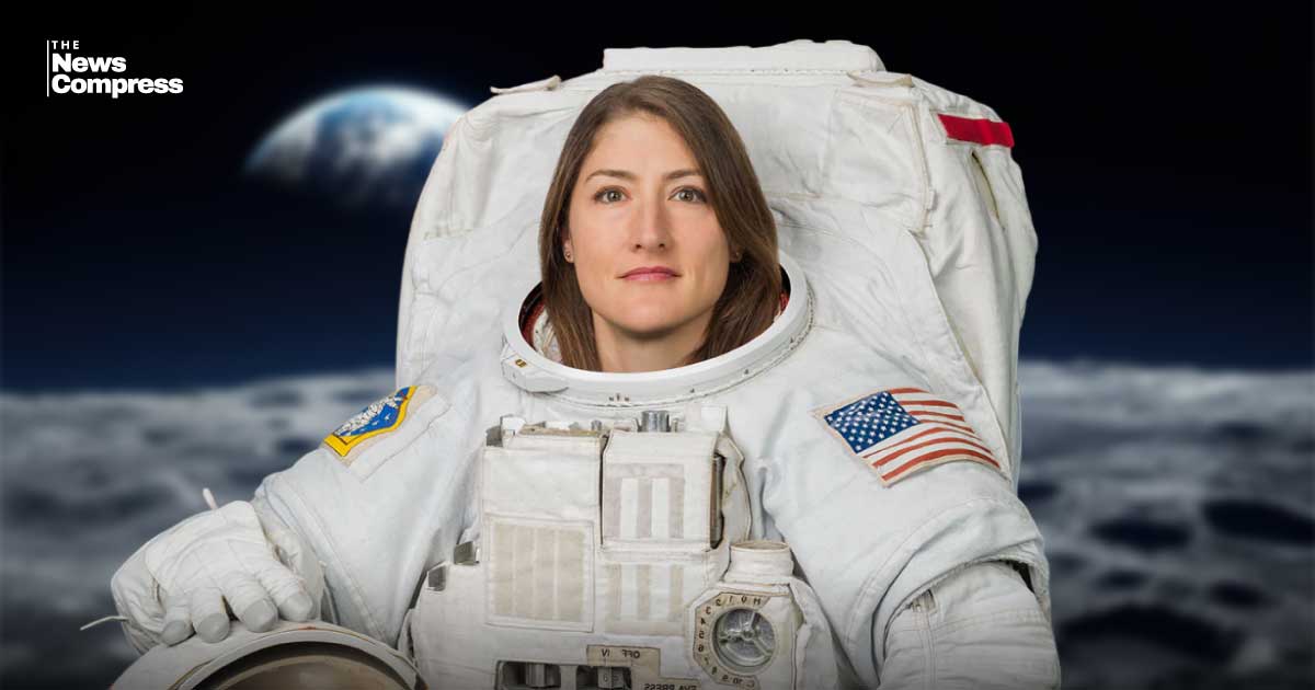 Christina Koch will become the  first woman in history to travel  to Moon