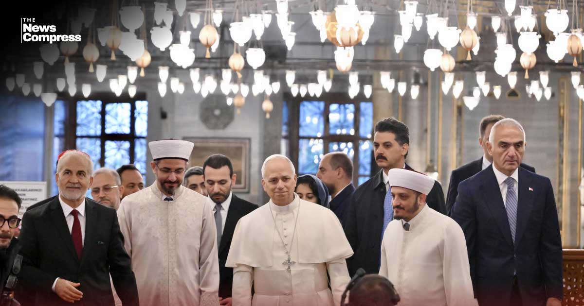 Pope Leo visits Blue Mosque, one of most important in Istanbul