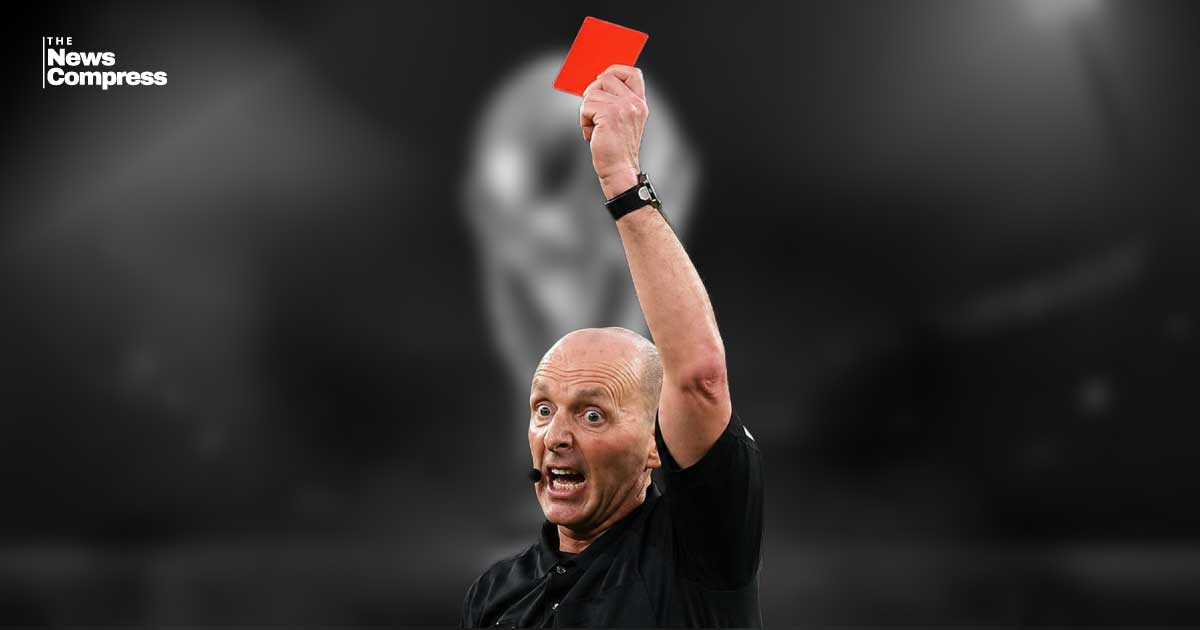 Players to face  Red cards  In new  Anti-racism rule  At world cup