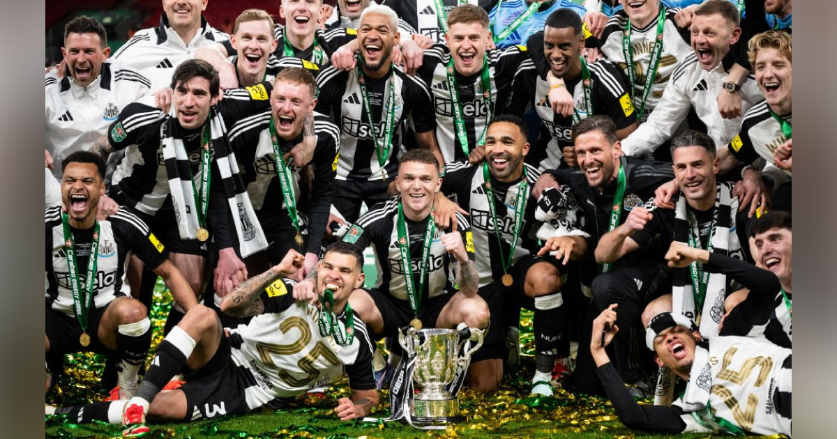 Newcastle stun Liverpool in League Cup final to end 56-year trophy drought