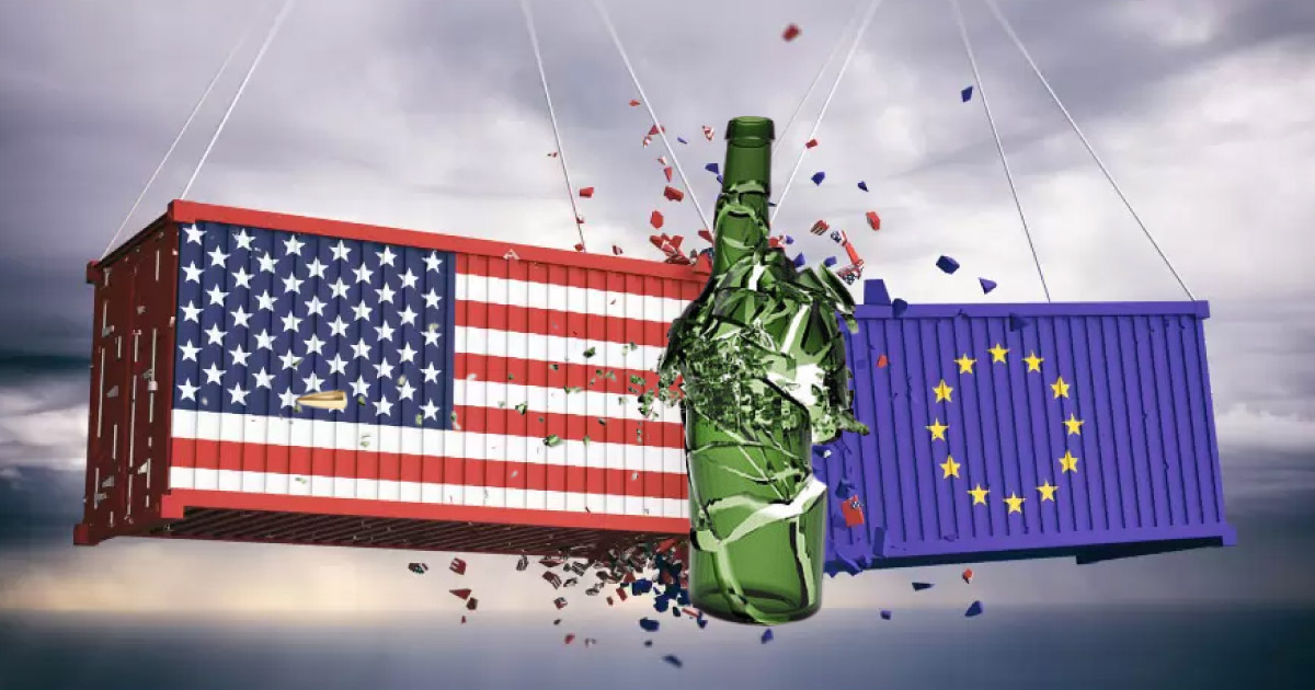 Trump threatens 200% tariff on European alcohol as trade war escalates